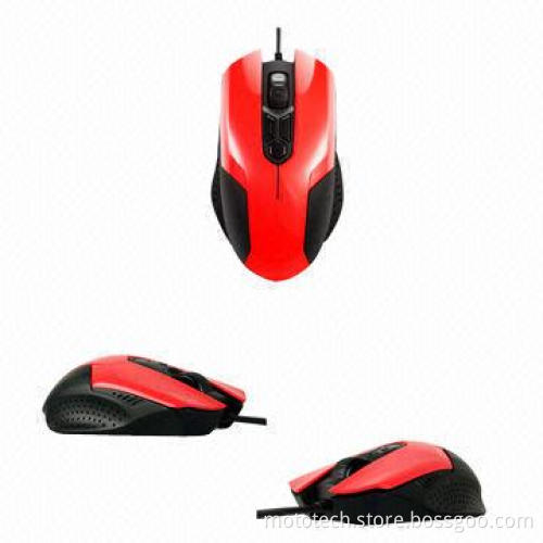 6D Ergonomic Design Optical Gaming Mouse with Avago 5090 IC, Omron Wheel